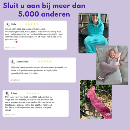 CalmiNest™ - Compressie voor een goede nachtrust