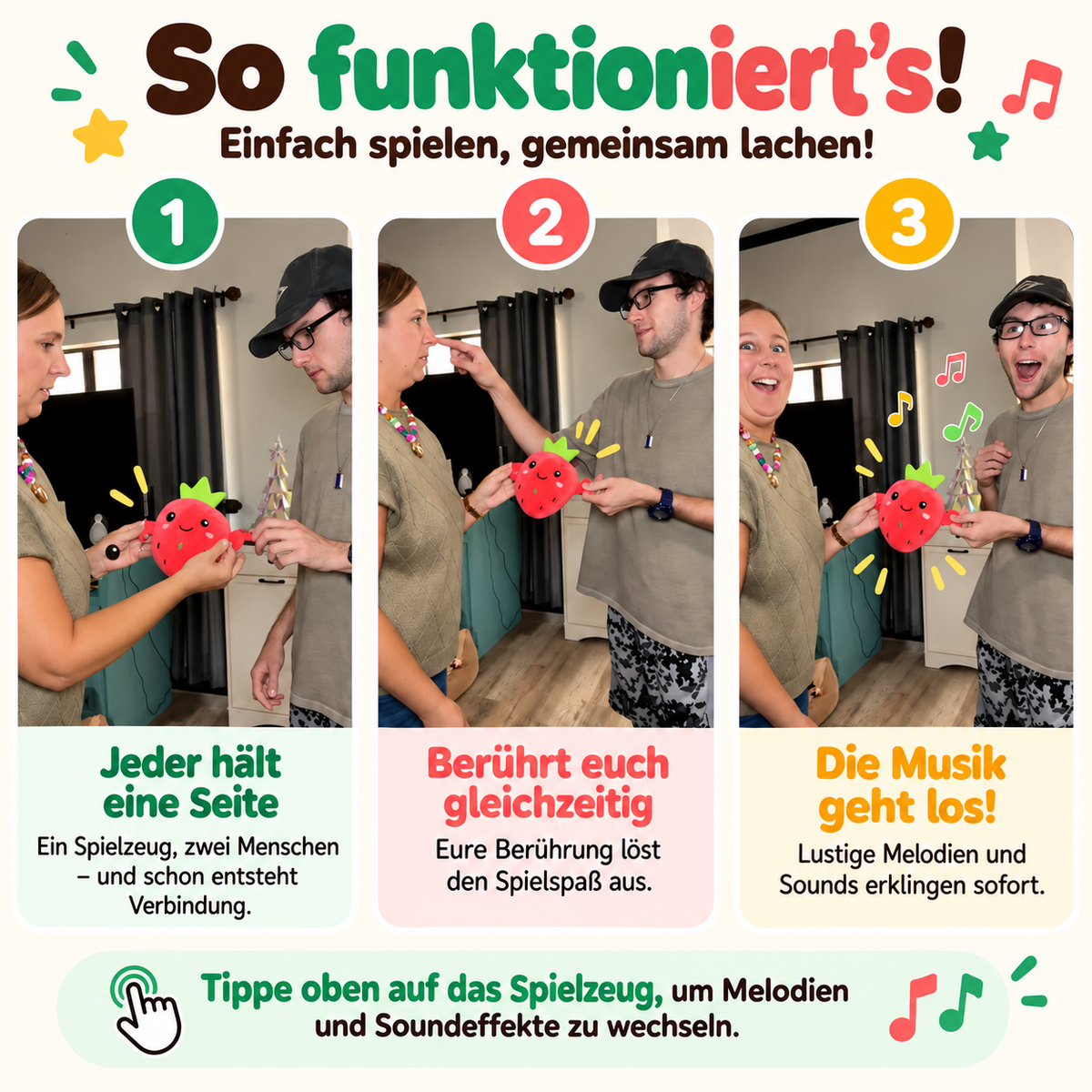 KicherKumpel™ – Das interaktive Spielzeug, das die ganze Familie zum Lachen bringt!